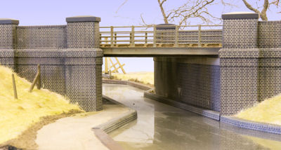 View under the canal bridge