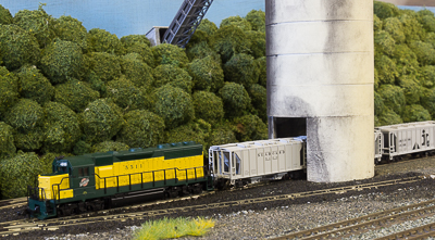 Grain being loaded from silo